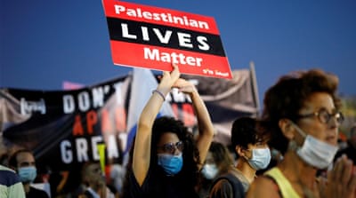 Israelis protest against Netanyahu's plan to annex West Bank Israelis protest against Netanyahu's plan to annex West Bank